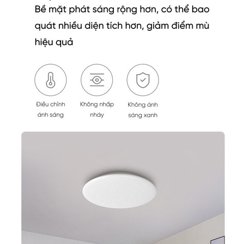 ĐÈN LED ỐP TRẦN THÔNG MINH YEELIGHT Starry Sky Series A2101R900  - HÀNG CHÍNH HÃNG