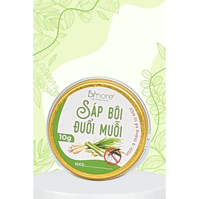 Sáp bôi đuổi muỗi, làm dịu vết côn trùng đốt.