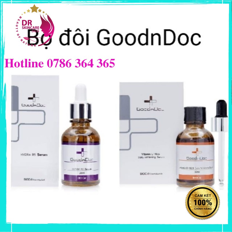 [GoodnDoc]Serum dưỡng ẩm trắng sáng da, mờ thâm nám, cấp nước, chống lão hóa GOODNDOC HYDRA B5 30m | BigBuy360 - bigbuy360.vn