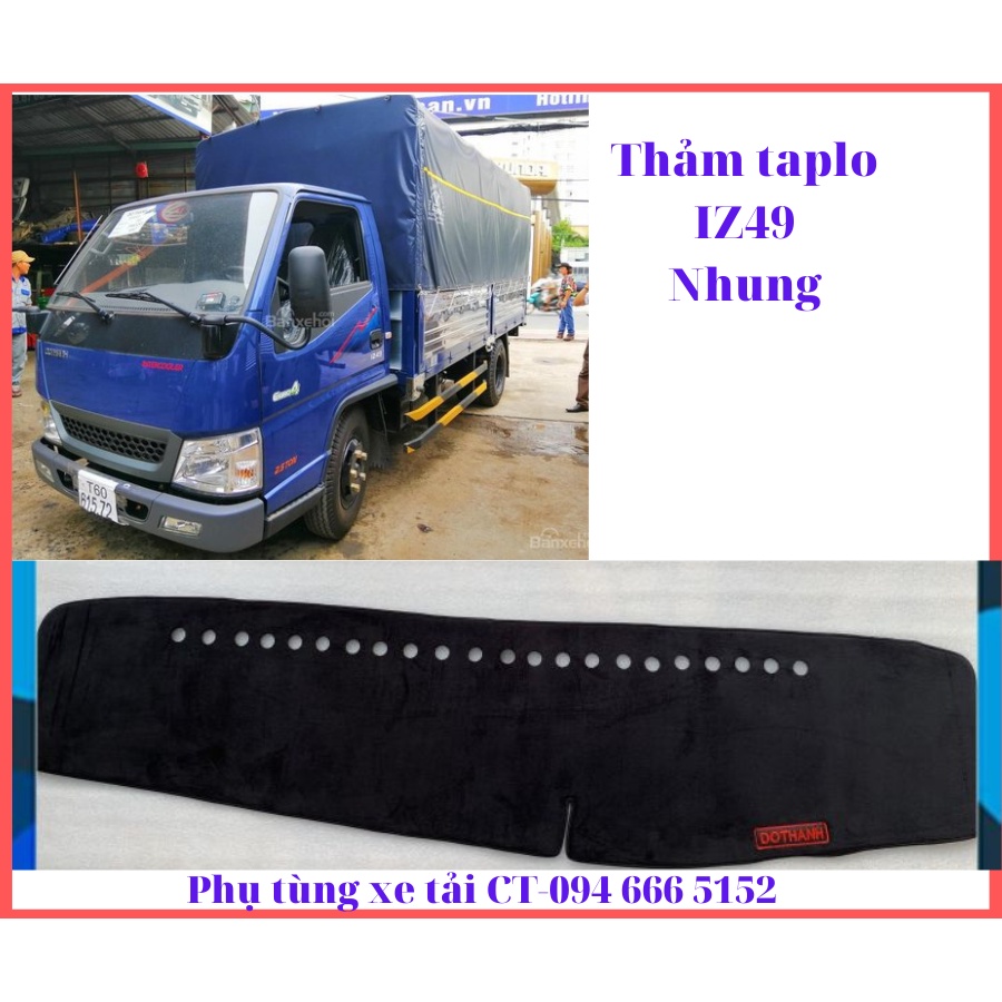 Thảm taplo chống nắng xe tải Đô Thành IZ65,IZ49