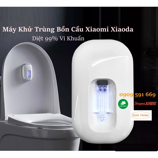 [CHÍNH HÃNG]Máy Khử Trùng Bồn Cầu Bằng tia UV, Ozone Xiaomi Xiaoda - BH 1 tháng