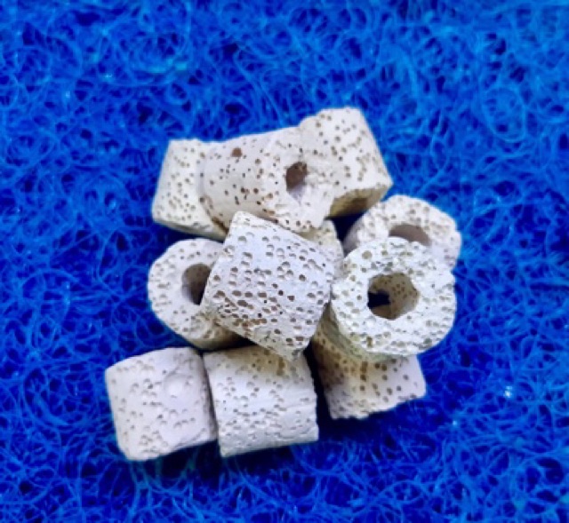 Sứ Viên Trắng Lọc Nước Hồ Cá 500gr