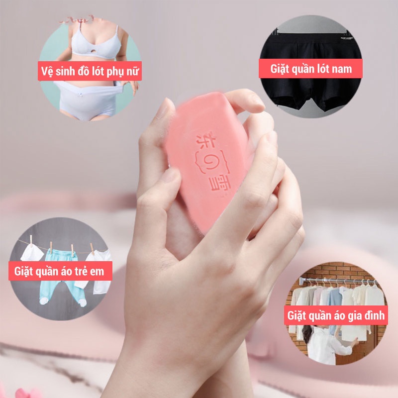 Xà phòng giặt đồ lót 80g kháng khuẩn khử trùng dành cho phụ nữ
