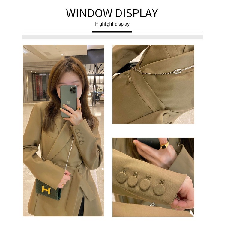 Áo Khoác Blazer Dáng Ôm Thời Trang Xuân Thu  Cho Nữ