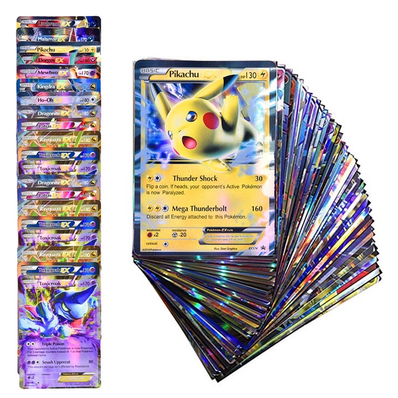 BỘ 8 THẺ BÀI POKEMON - COMBO THẺ BÀI DẠ QUANG SIÊU NGẦU GIÁ ƯU ĐÃI