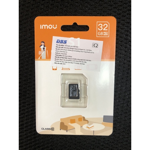 Thẻ nhớ cho Camera Micro SD imou 32GB / 64GB, chính hãng BH 5 năm - ( DSS Phân phối ) | BigBuy360 - bigbuy360.vn