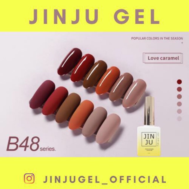 Sơn gel JINJU mã B48 chai 15ml chính hãng