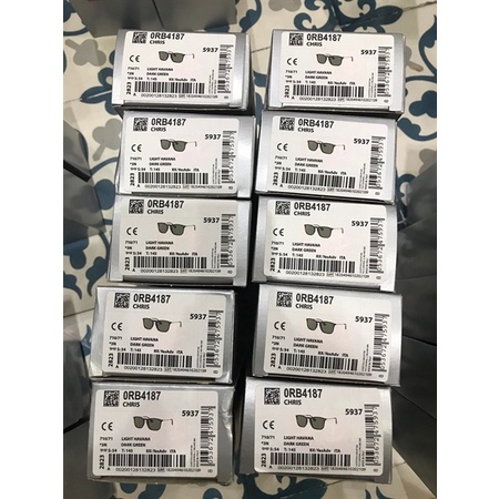 Kính Mát Ray-ban RB4187 710/71 viền nhựa trơn havana mắt vuông