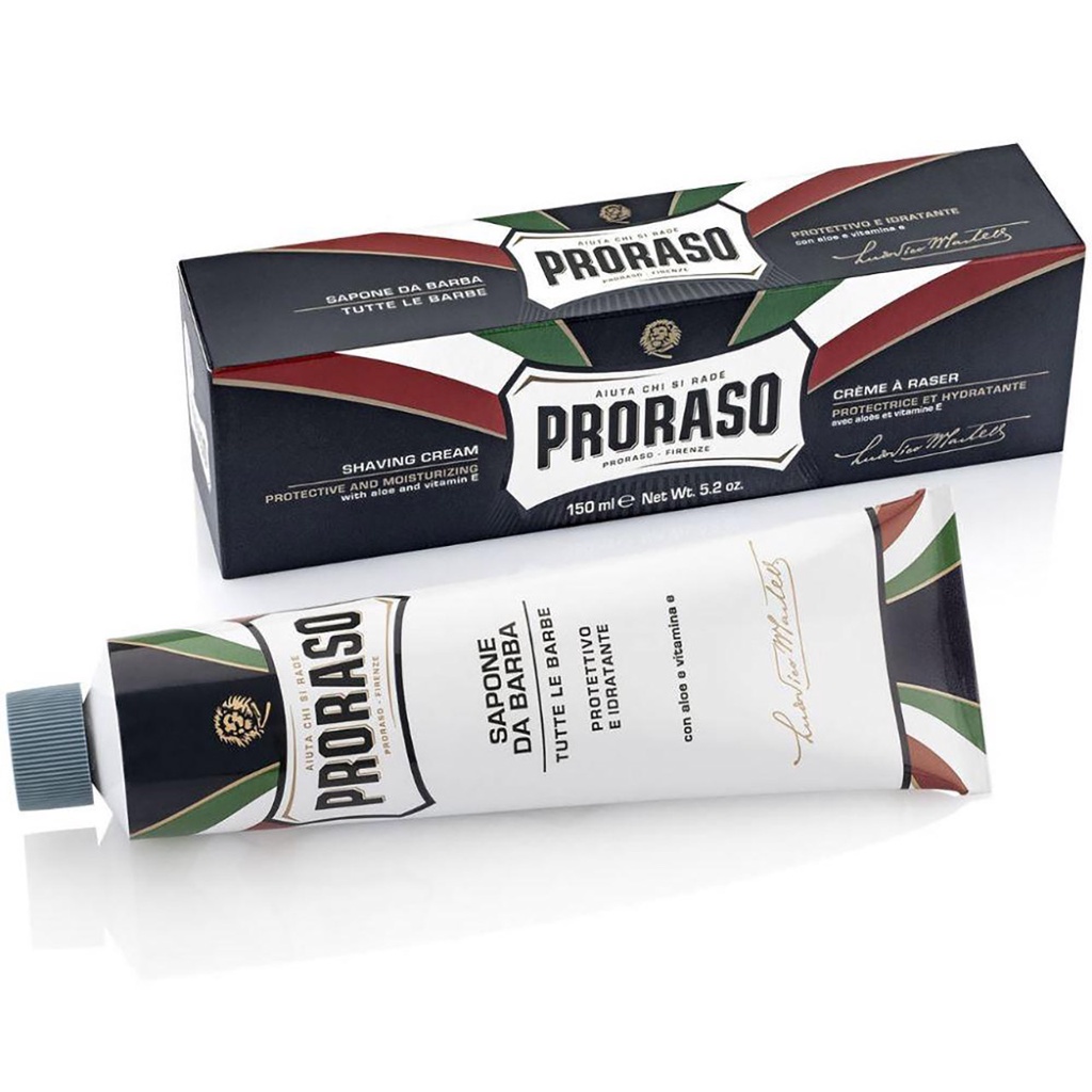 Kem cạo râu Proraso Shaving Cream Aloe &amp; Vitamin 150 ml