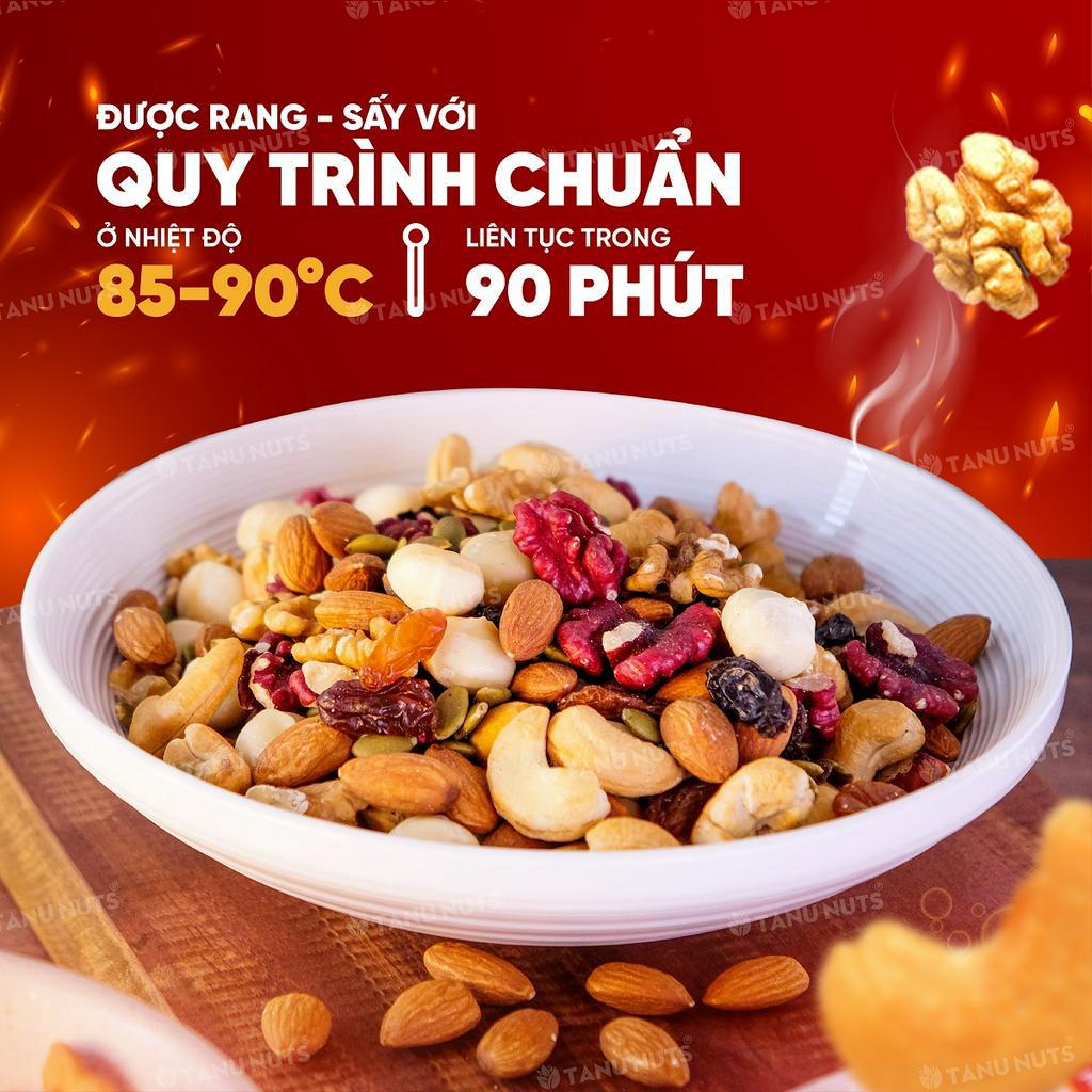 Hạt dinh dưỡng mix các loại TANU NUTS  hạt ngũ cốc dinh dưỡng tốt cho bà bầu ăn kiêng, giảm cân.