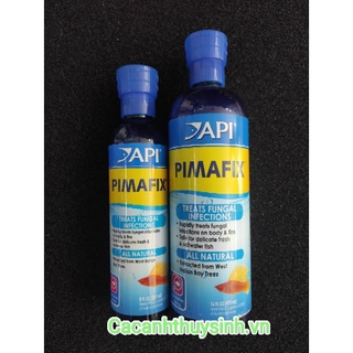 Thảo dược kháng khuẩn trị nấm cá cảnh api - pimafix 473/237ml