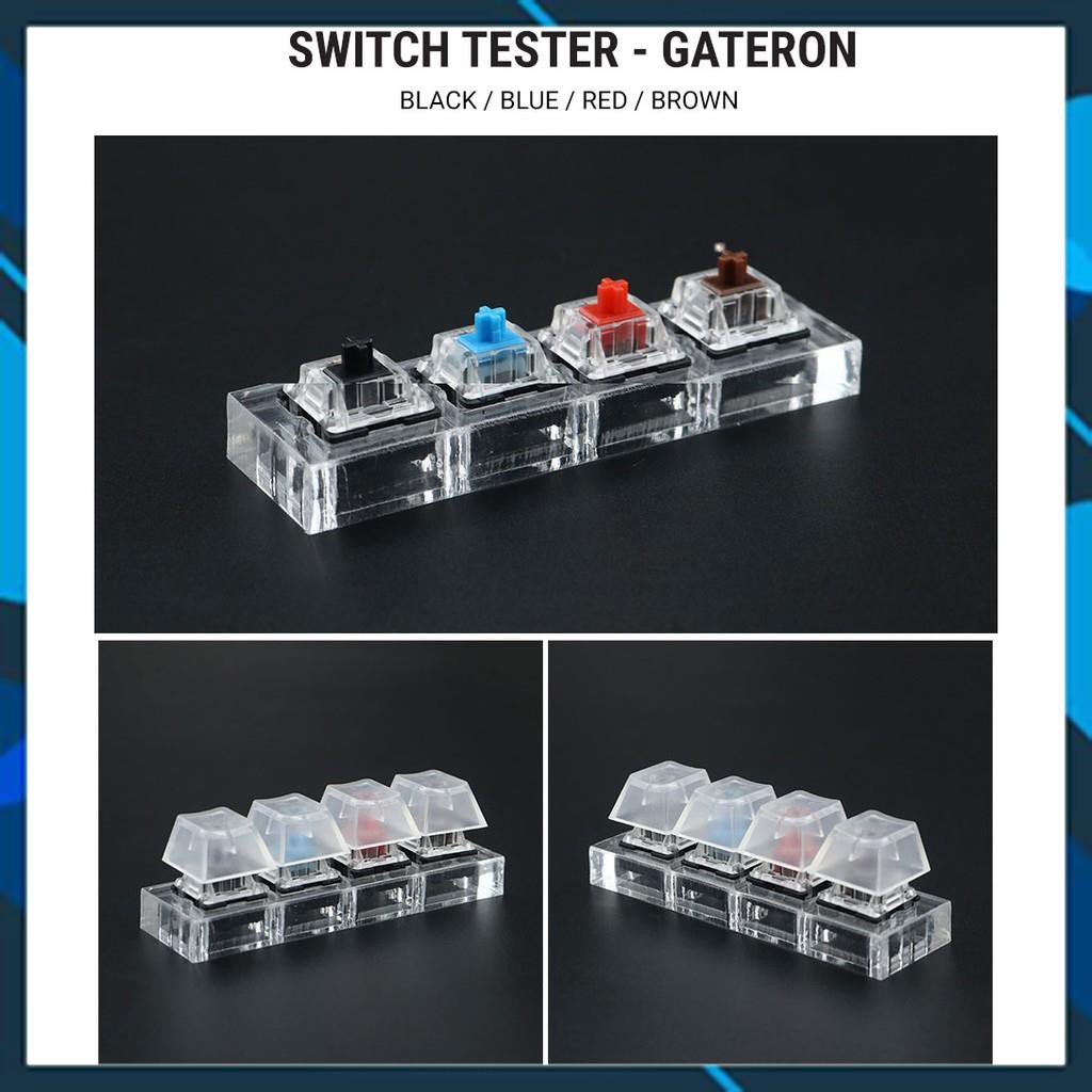 Kit kiểm tra switch bàn phím cơ Gateron Switch Tester 1x4 (4 switch)