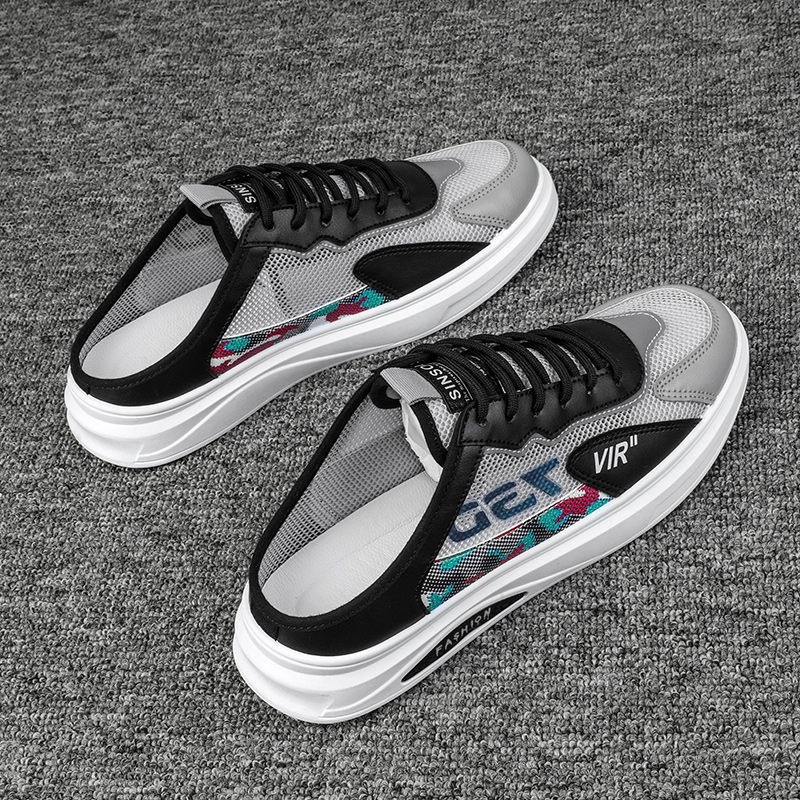 Giày oxford Mùa Hè Mới Hở Gót Không Có Gót Cho Nam