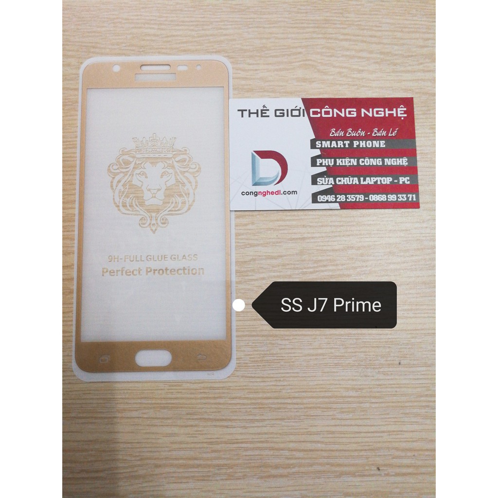 Kính Cường Lực Samsung J7 PRIME Full Màn Hình