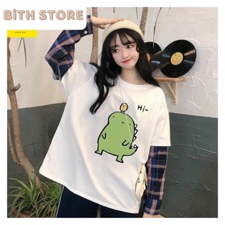 Áo thun nữ cổ tròn form rộng tay lỡ in Pikalong cực cute, áo phông nữ đẹp thun cotton co dãn 4 chiều