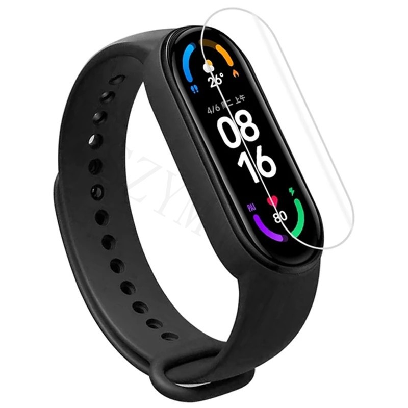Set 2 MiếNg DáN CườNg LựC BảO Vệ MàN HìNh Cho ĐồNg Hồ Xiaomi Band 5 6 7 8 Xiaomi Band 5 6 7 8