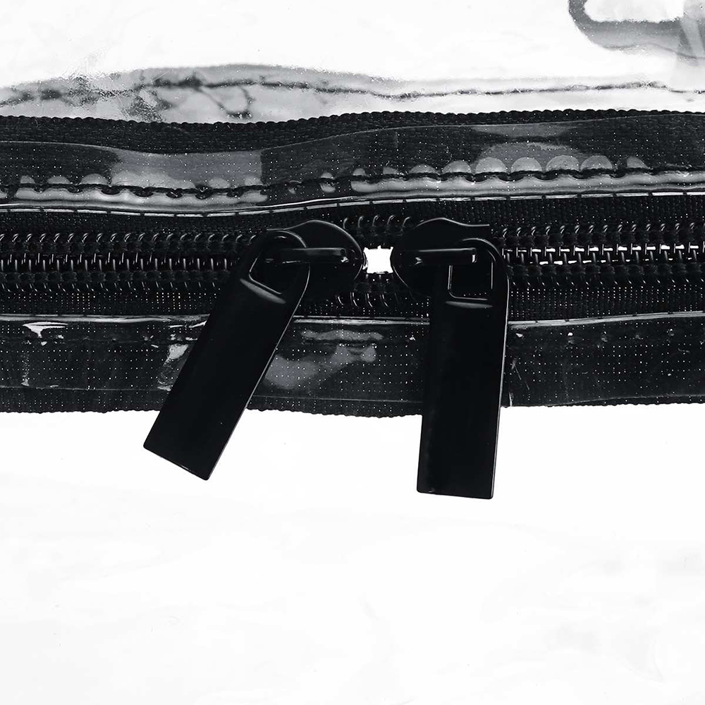 [Hàng mới về] Túi xách tay bằng nhựa pvc chống nước thời trang dành cho nữ chứa dụng cụ trang điểm/ mỹ phẩm