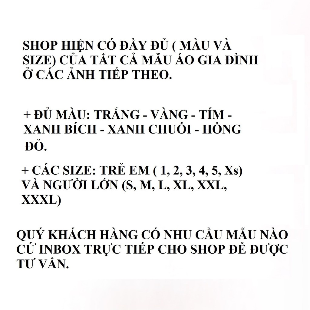 [Các Mẫu Hot] Áo Thun Gia Đình, Áo Đôi, Đồng Phục Gia Đình, Thoáng Mát, Trẻ Trung, Siêu Hot, COCA SHOP.