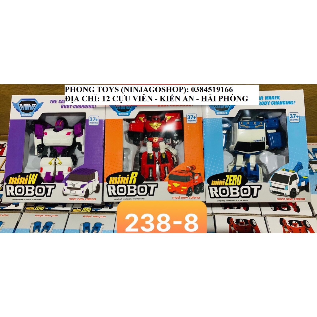 ĐỒ CHƠI ROBOT MINI R BIẾN HÌNH XE Ô TÔ - ĐỒ CHƠI ROBOT CHO BÉ
