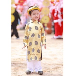 Áo dài gấm thái tuấn sz8