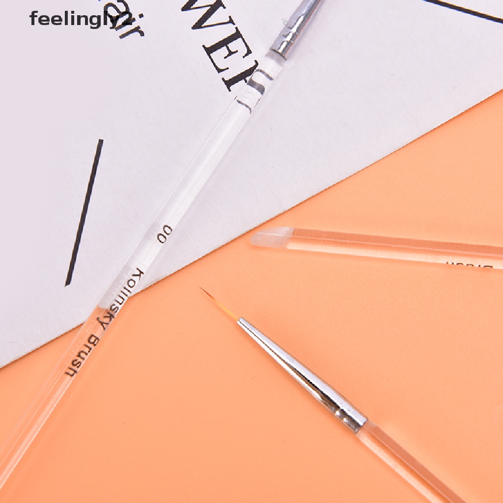 Set 3 Cọ Vẽ Trang Trí Móng Nghệ Thuật Chuyên Nghiệp