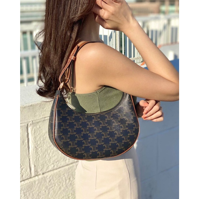 TÚI KẸP NÁCH BÁN NGUYỆT - TÚI XÁCH FULLBOX SANG CHẢNH HÃNG CAO CẤP CE.LINE AVA BAG
