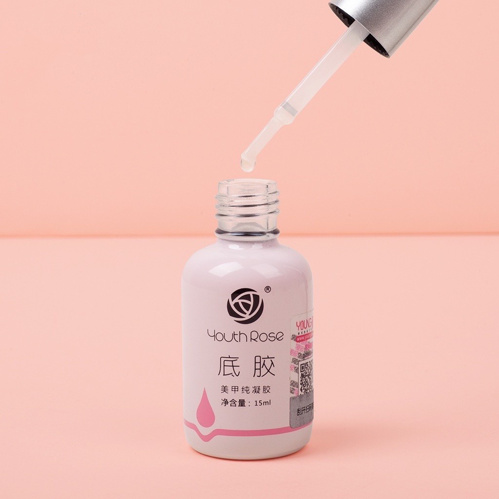 Base top hoa hồng sơn gel liên kết top phủ cứng bóng móng chuyên dụng 15ml chính hãng phụ kiên nail Hà Chi