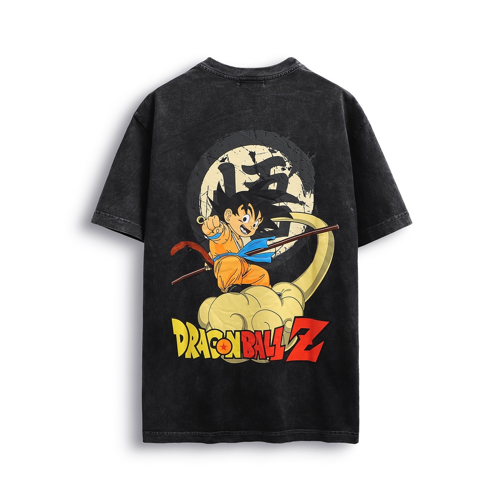 Áo thun tay lỡ nam nữ in hình Goku , Vải Cotton Form Oversize - SELECTED.STORE