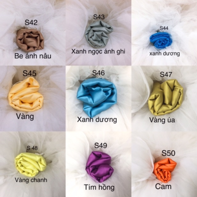 Lụa satin - đủ mầu | BigBuy360 - bigbuy360.vn