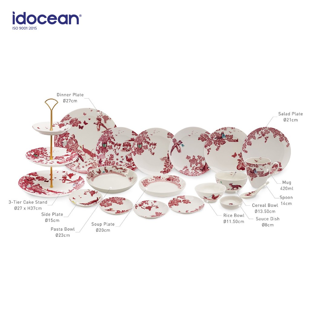 Dĩa Sứ 20cm Họa Tiết LOVERAMICS (Soup Plate) - Bộ Sưu Tập A Curious Toile