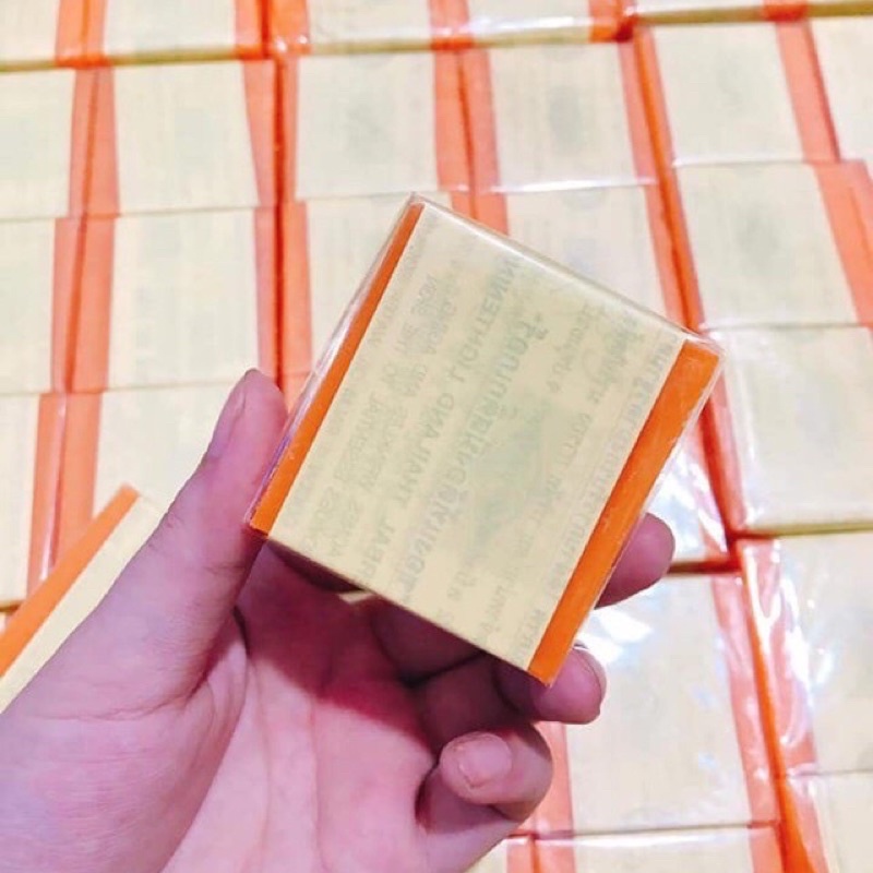 Xà Phòng Cam Nghệ Orange Natural Soap Thái Lan 65 Gram