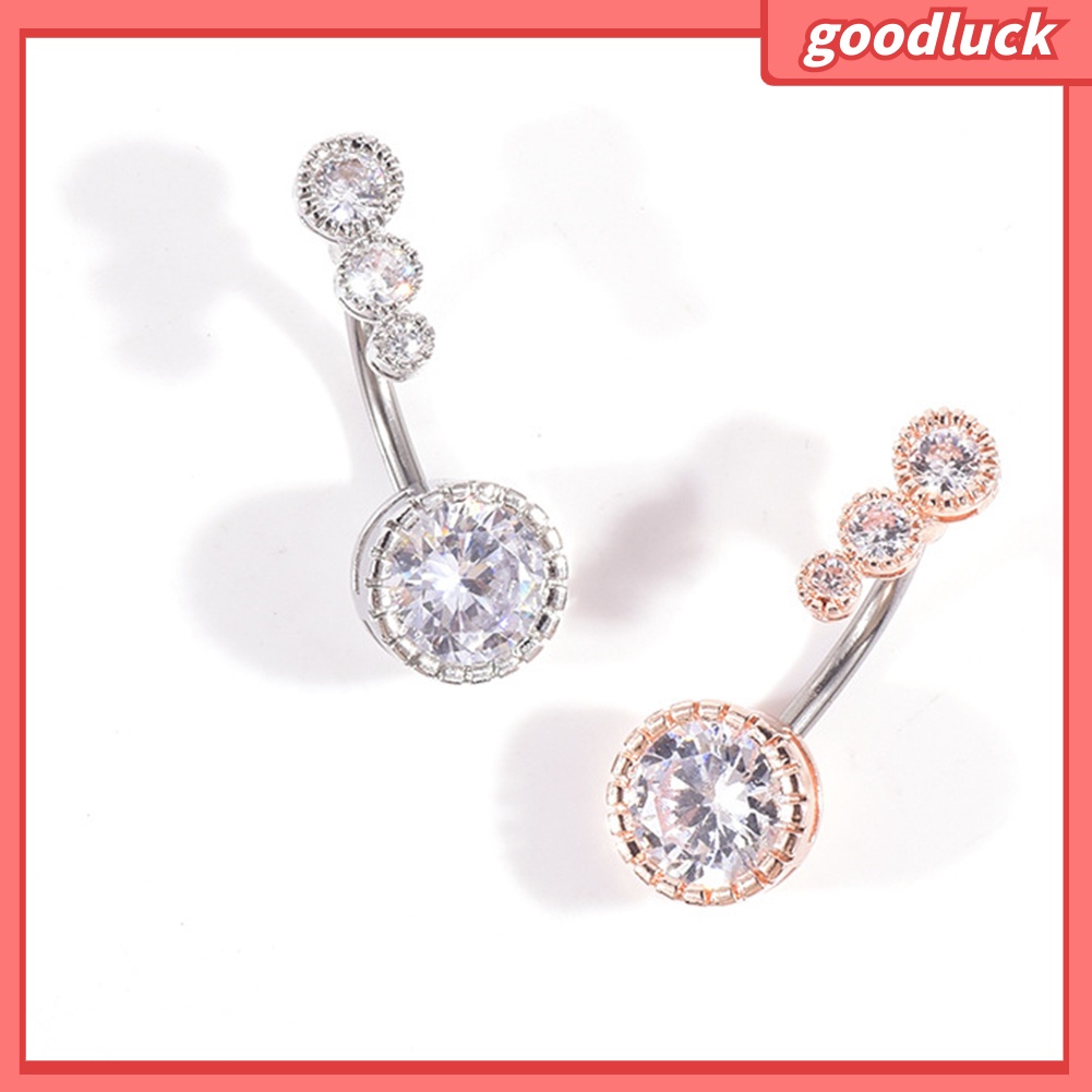 Khuyên Rốn Hình 4 Viên Đá Cho Nữ