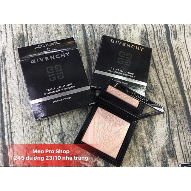 Phấn bắt sáng Givenchy shimmery pink