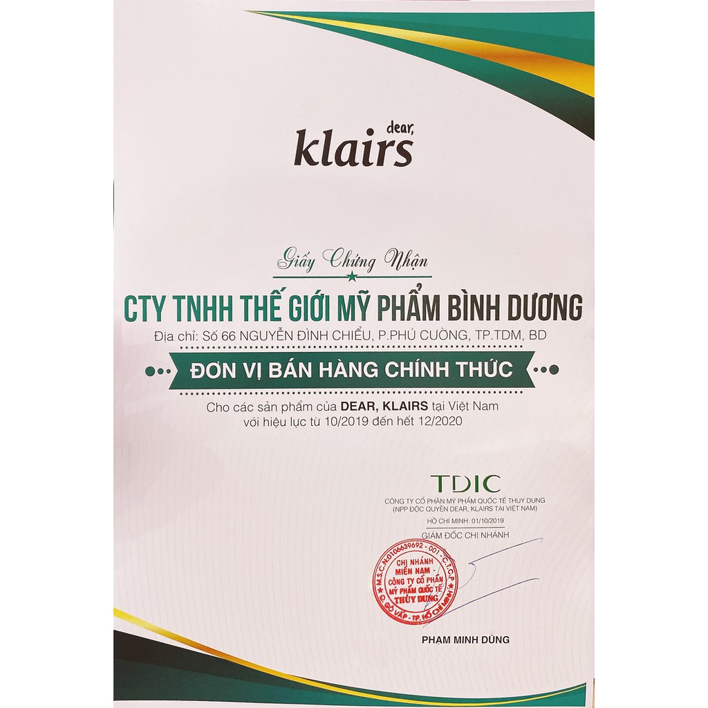 Nước Hoa Hồng Không Mùi Klairs Supple Preparation Unscented Toner [ Mẫu Mới ] | BigBuy360 - bigbuy360.vn