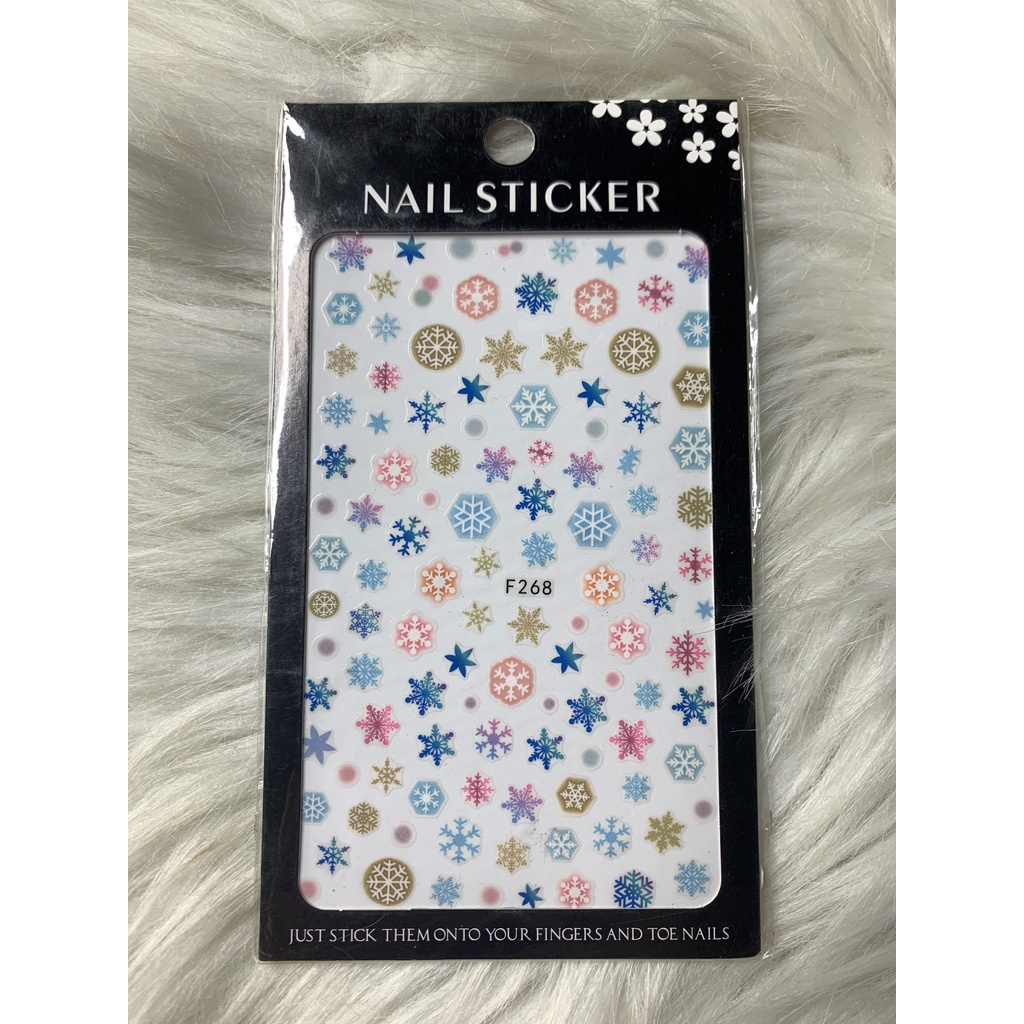 Sticker Trang Trí Móng Noel Siêu Đẹp 2