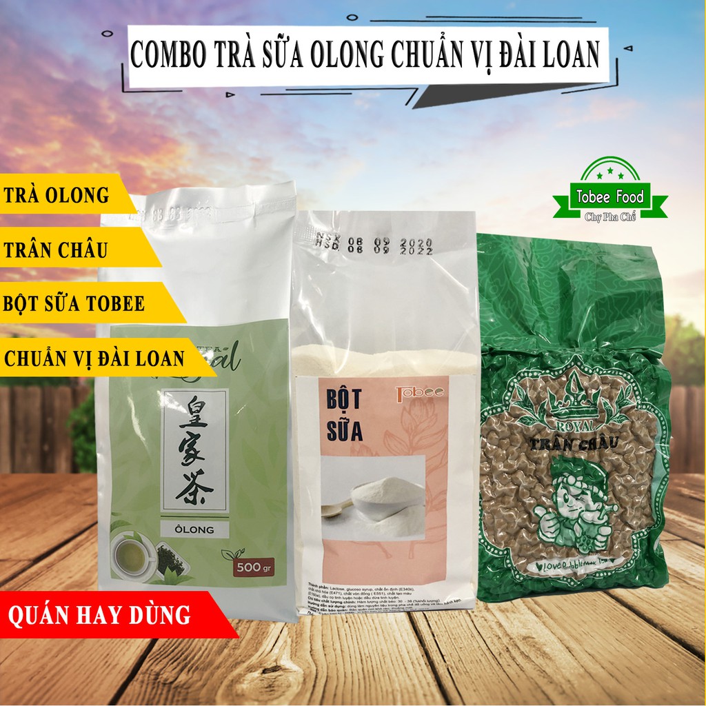 COMBO TRÀ SỮA OLONG Chuẩn Vị Đài Loan – Thơm Ngon Độc Đáo – Combo Tiện Lợi