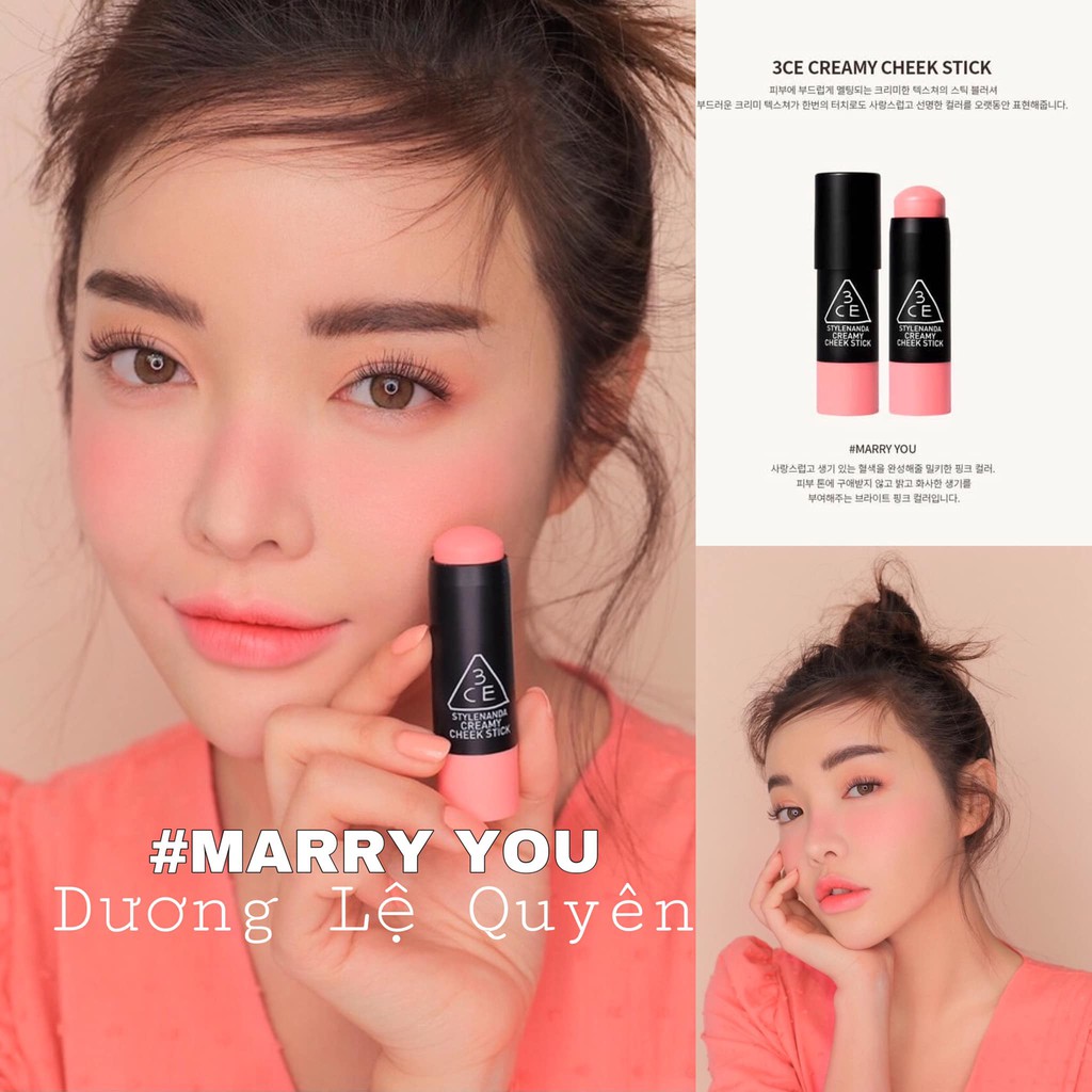 Má hồng 3 C E CREAMY CHEEK STICK | BigBuy360 - bigbuy360.vn