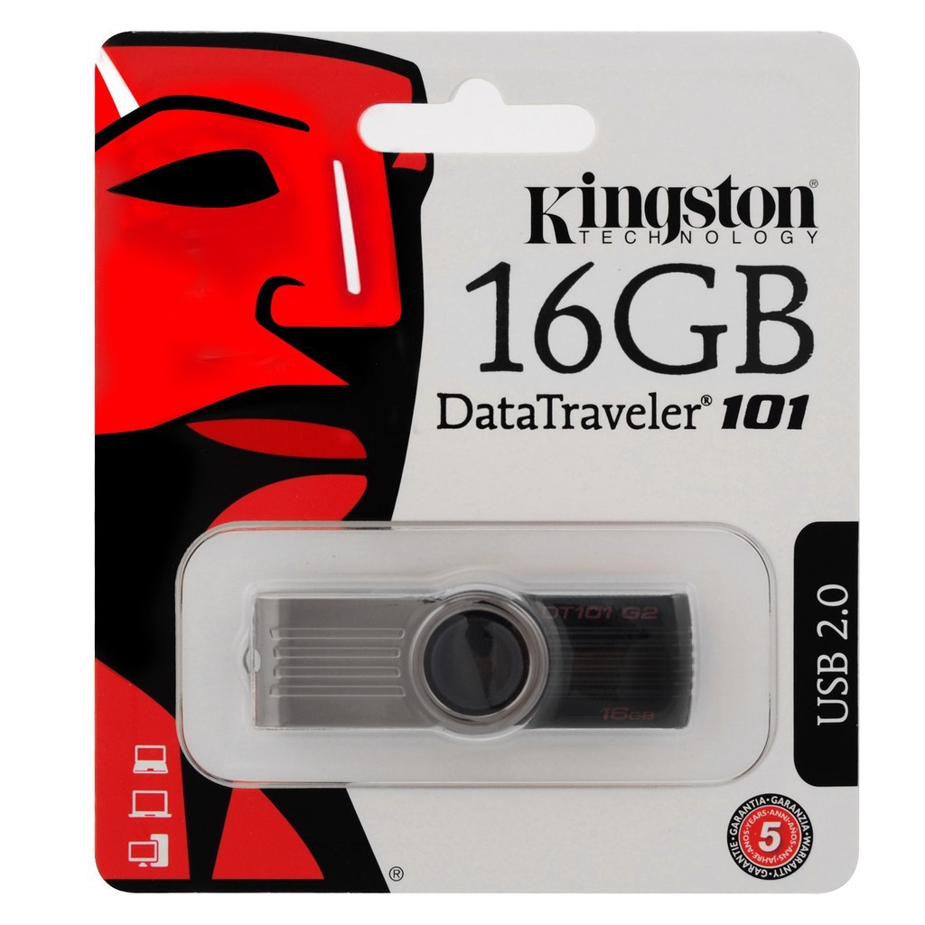 USB Lưu Dữ Liệu 16G Kingston DT101 | BigBuy360 - bigbuy360.vn