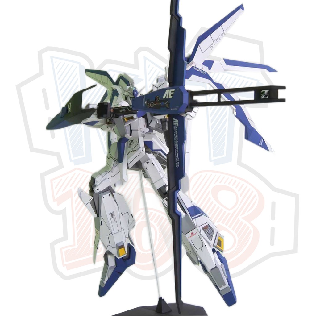 Mô hình giấy Gundam Robot MSZ-006 3AS Strike White Zeta