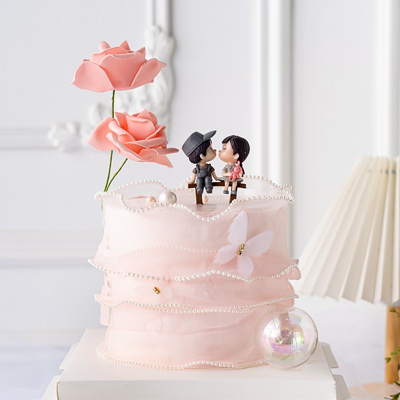 Dải Dây Đính Ngọc Trai 2m Trang Trí Bánh Sinh Nhật