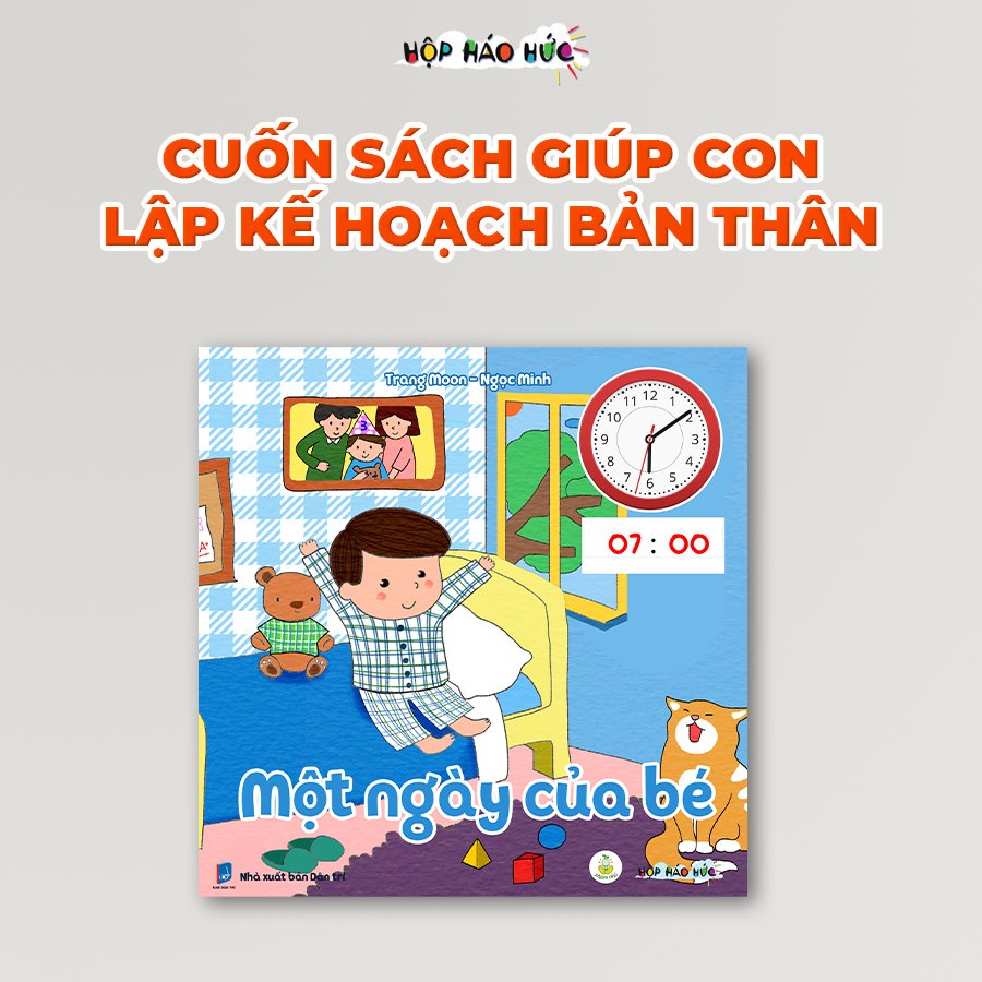 Sách Một Ngày Của Bé Cho bé 3-6 tuổi - Hộp Háo Hức - Giúp bé lập kế hoạch cho bản thân