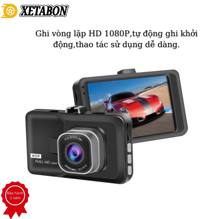 Camera Hành Trình ô tô Vehicle BlackBOX Full HD, Cam hành trình1 ĐỔI 1 TRONG 1 năm BẢO HÀN