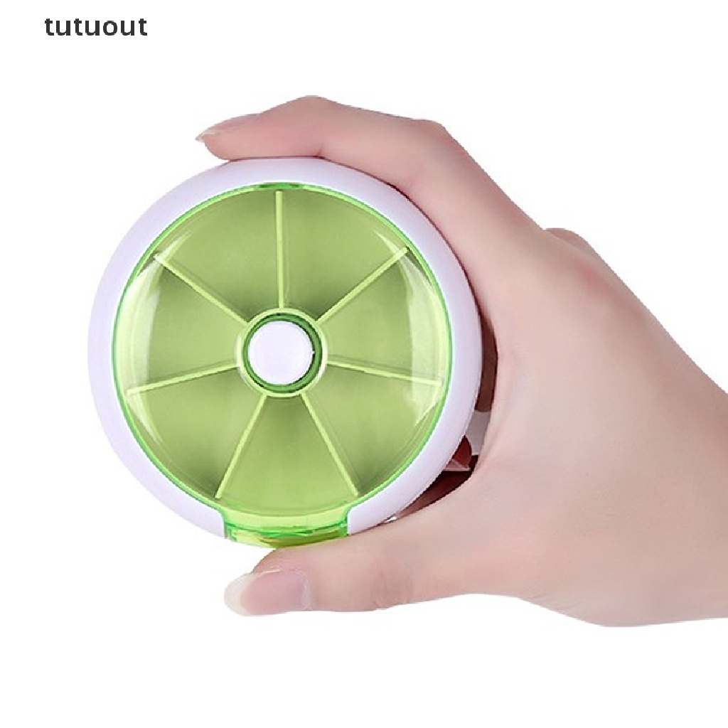 Hộp Đựng Thuốc 7 Ngày Có Thể Xoay Được Tiện Lợi
