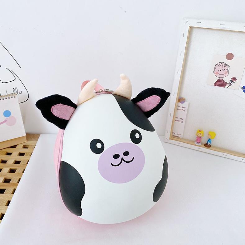 Ba lô quả trứng hình con vật cho Bé Balo cặp sách cute dễ thương, balo cho bé trai gái mầm non mẫu giáo