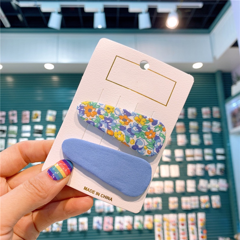 Kẹp Tóc Vải Hoa Xinh Xắn Dành Cho Bé Gái