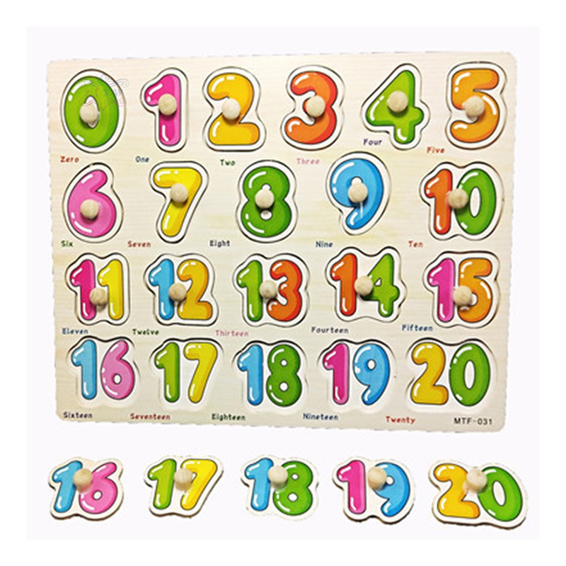 ZFXW Children Early Education Wooden Puzzle Hand Grasping Number Alphabet Board Toy
For Toddler Baby and Infant Boys and Girl @VN