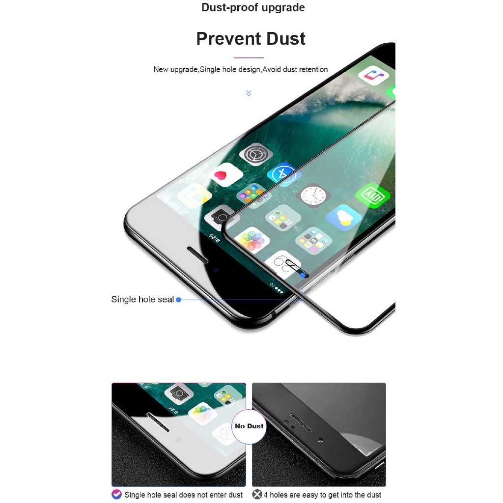 Kính cường lực 4D bảo vệ toàn màn hình điện thoại For IPhone 15 14 Pro Max 13 12 Mini 11 Pro 6 6s 7 8 Plus X XS Max
