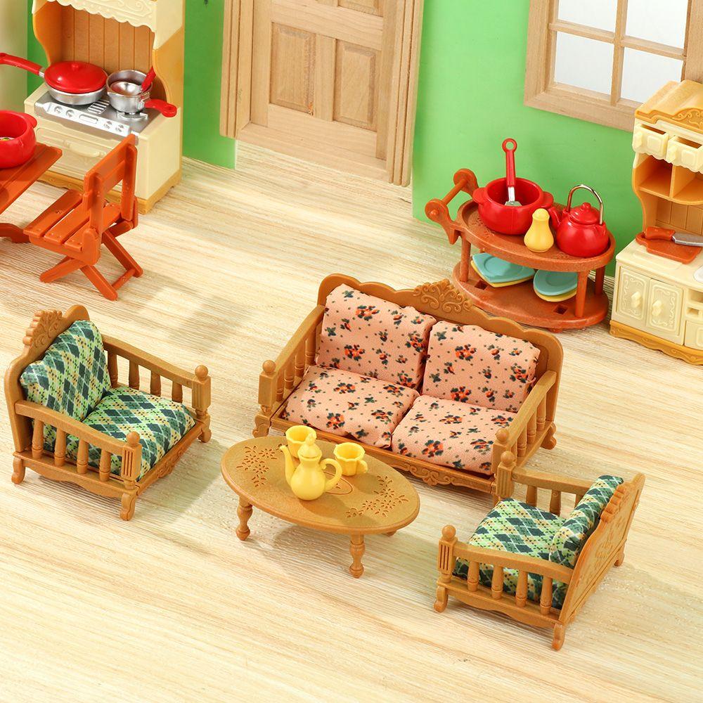 Bộ Mô Hình Đồ Nội Thất Mini Trang Trí Vườn Cây