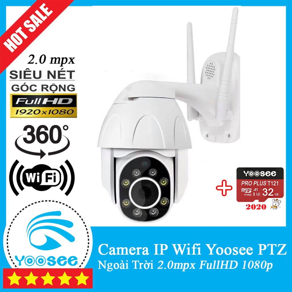 Camera IP YooSee Xoay 360 độ PTZ - Cao cấp Full HD | BigBuy360 - bigbuy360.vn