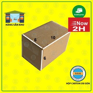 hộp giấy gói hàng mini 10x6x6 không in